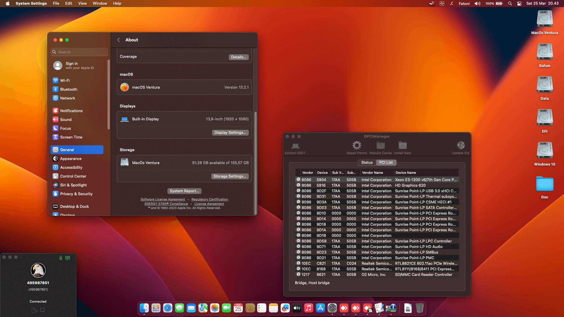 Lenovo Thinkpad E470 2nd [KabyLake   Intel HD 620 + PS2 SMBUS]   OpenCore 2
